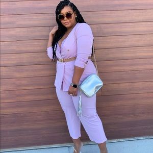 Double Breasted Blazer & Pants Set